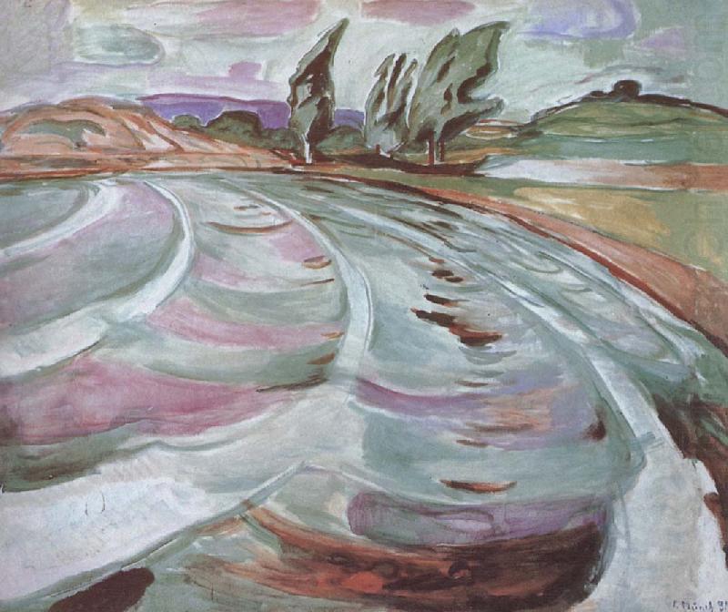 Edvard Munch Landscape china oil painting image